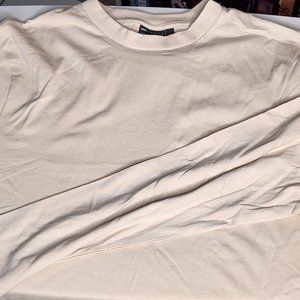 ASOS Design Men's Large Beige Longsleeve Shirt